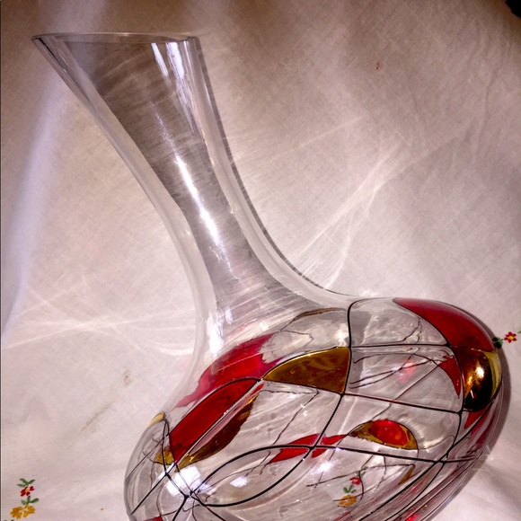 Czech Glass decanter for wine - Picture 2 of 2